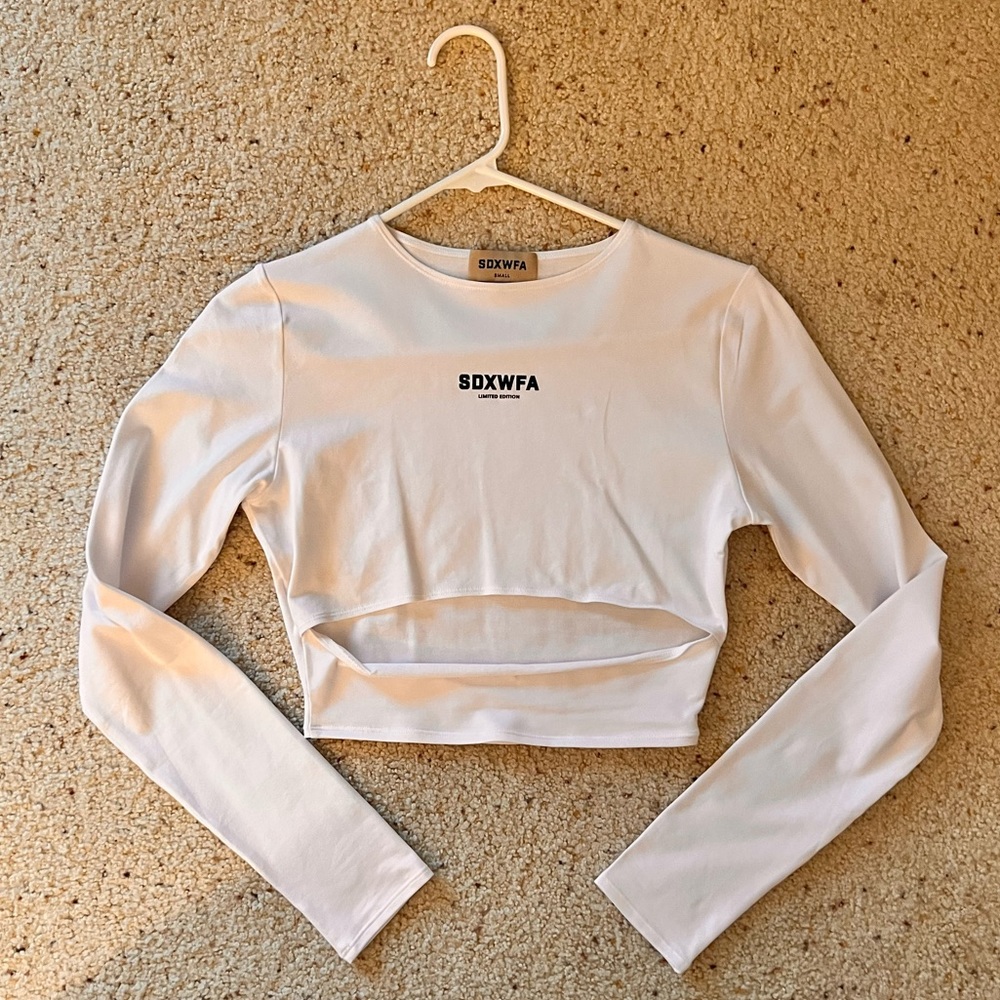 Sarah’s Day White Crop Top